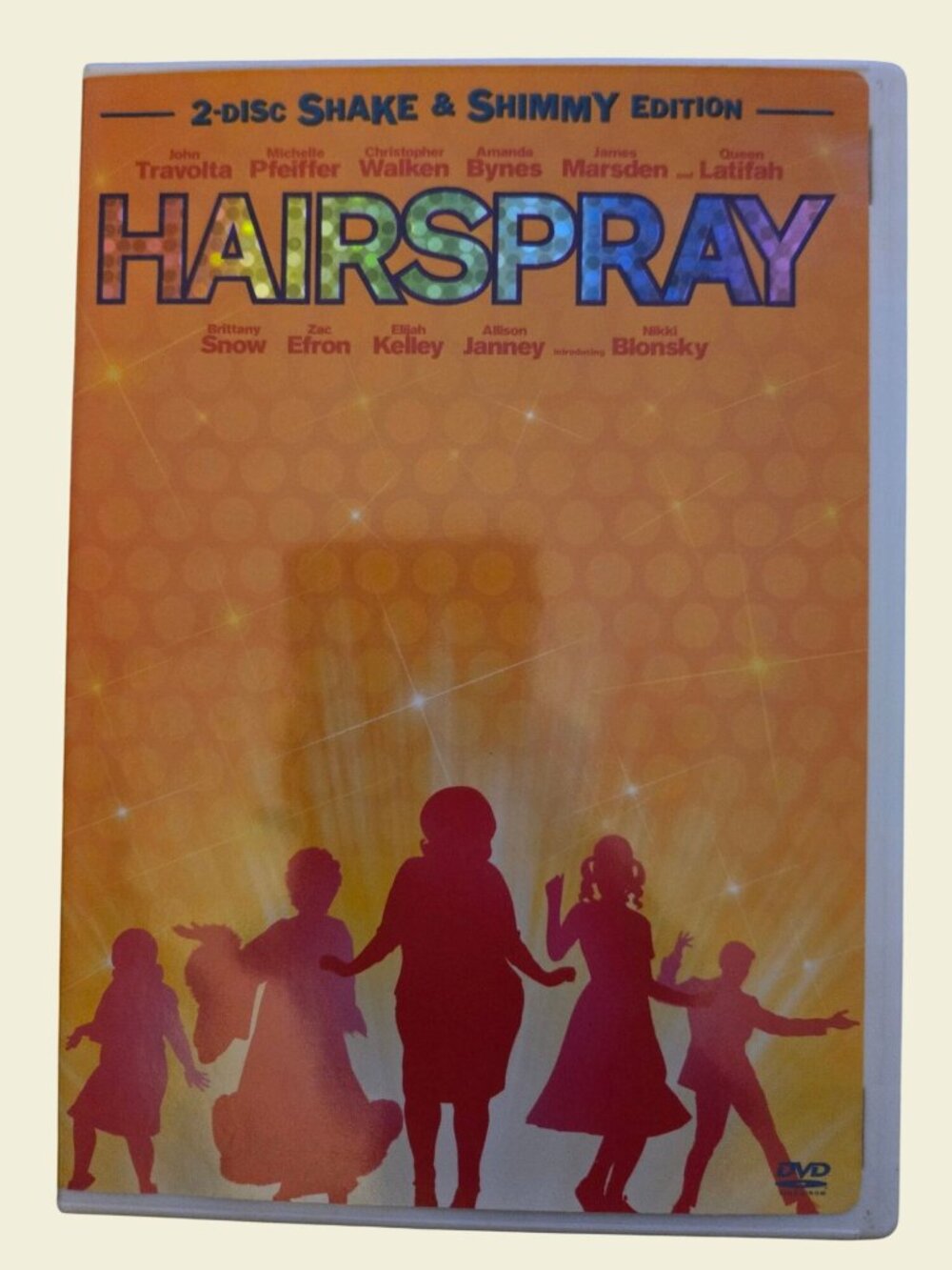 Hairspray 2-Disc Shake & Shimmy Edition DVD John Travolta Zac Efron Amanda Bynes